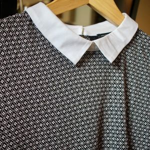 ANN TAYLOR PATTERNED BLOUSE